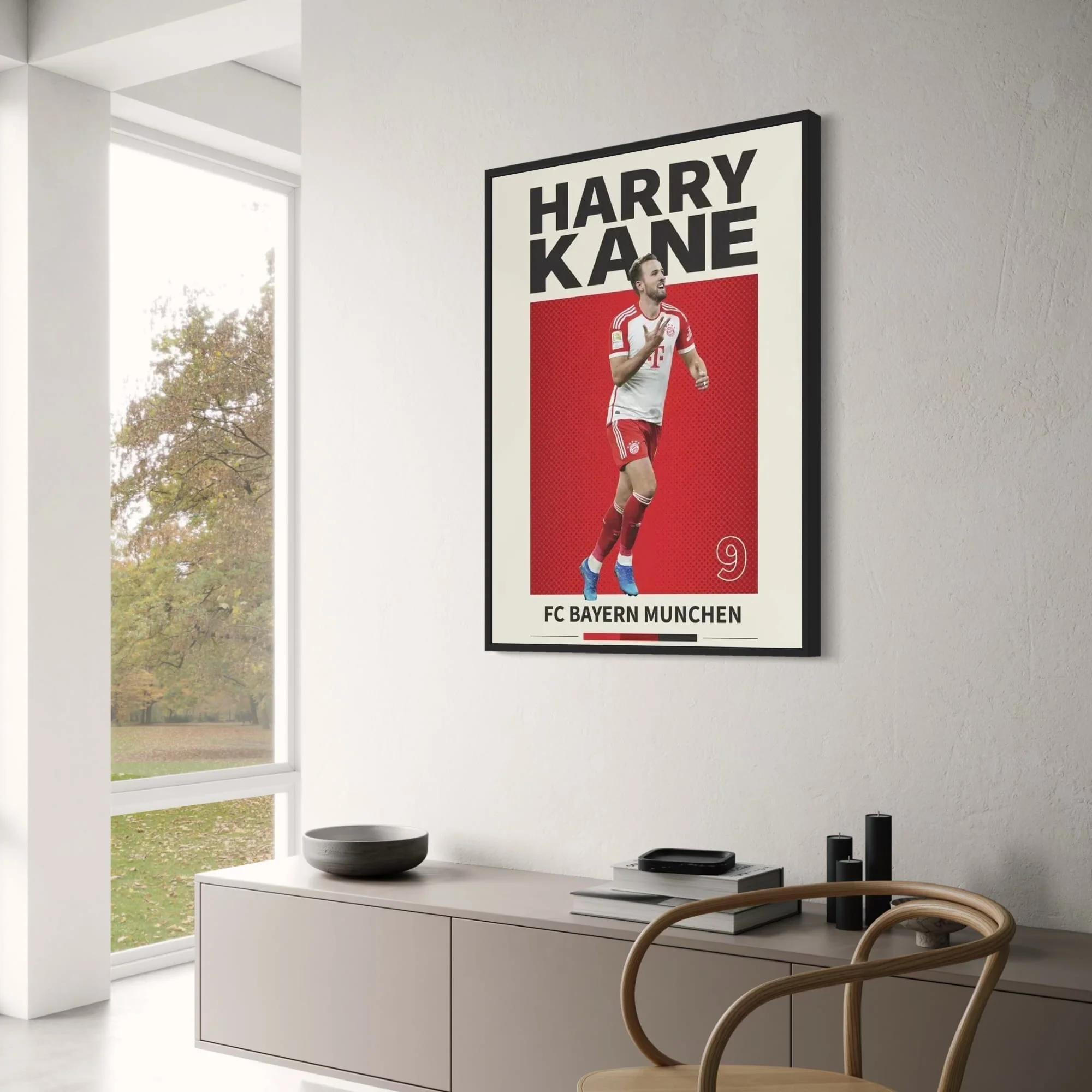 F.C. Bayern Munich | Harry Kane | Soccer Artwork - Image 3