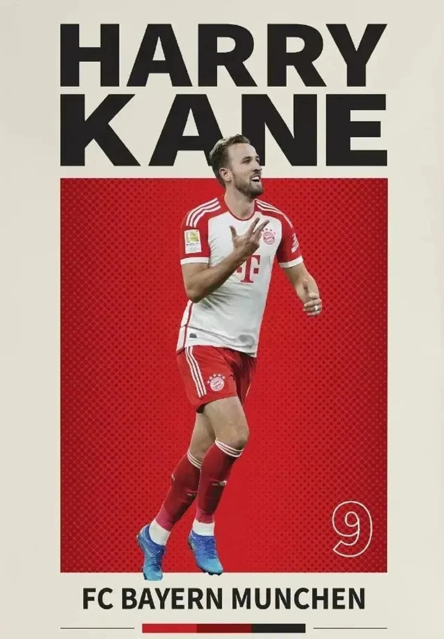 F.C. Bayern Munich | Harry Kane | Soccer Artwork - Image 4