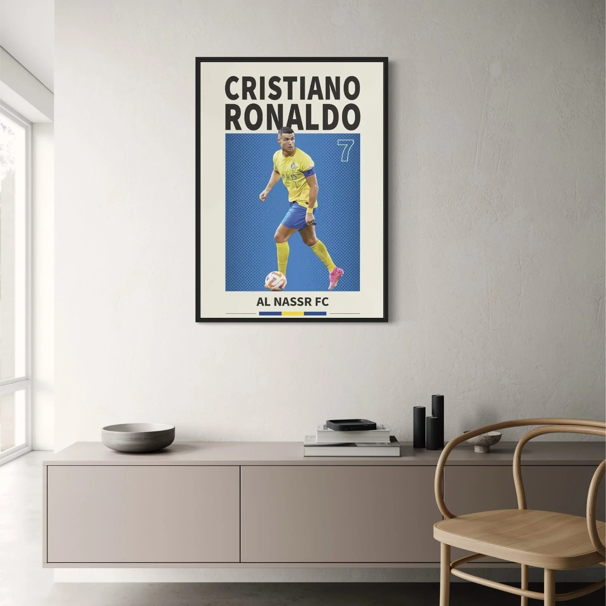Cristiano Ronaldo | Al Nassr FC Soccer Art - Image 2
