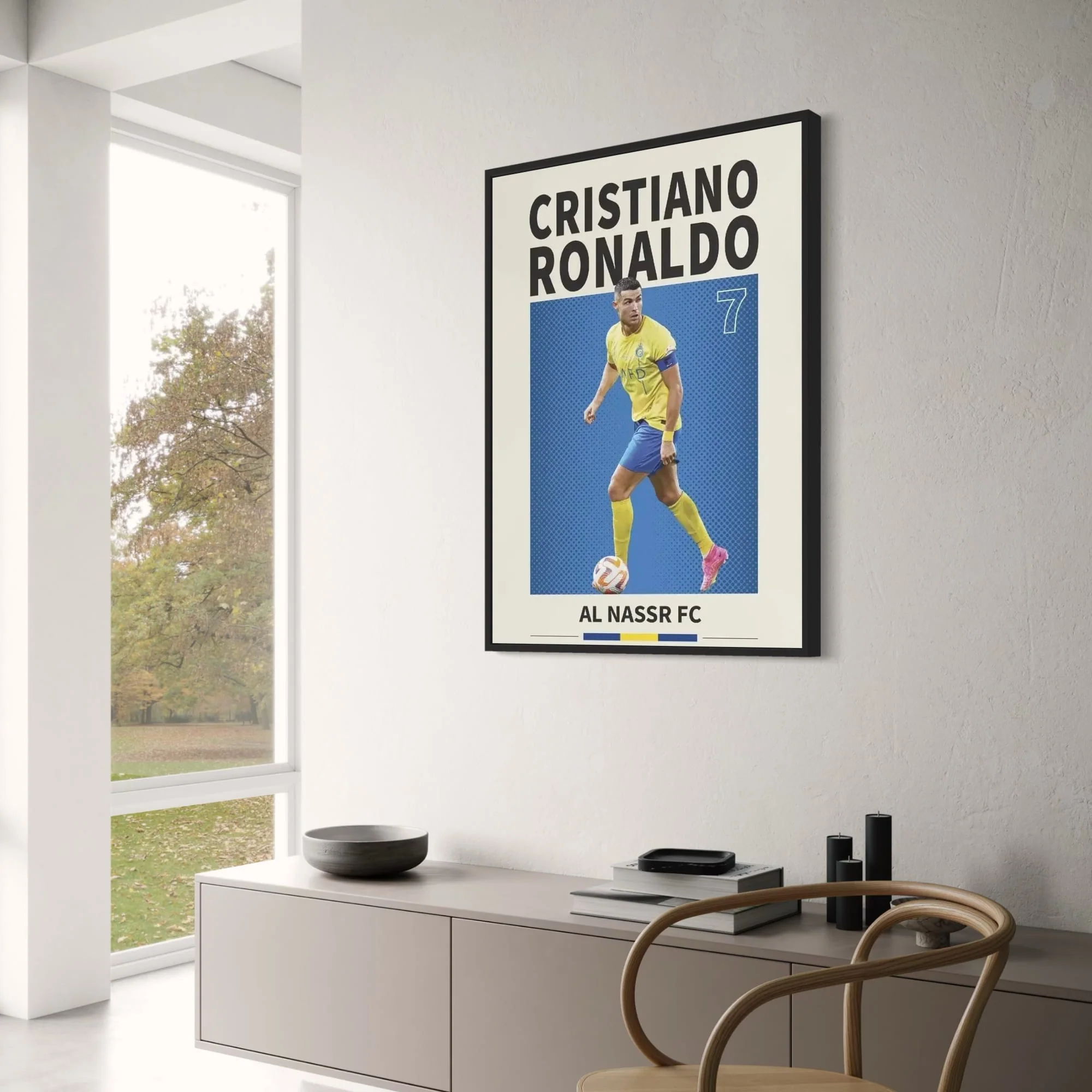 Cristiano Ronaldo | Al Nassr FC Soccer Art - Image 3