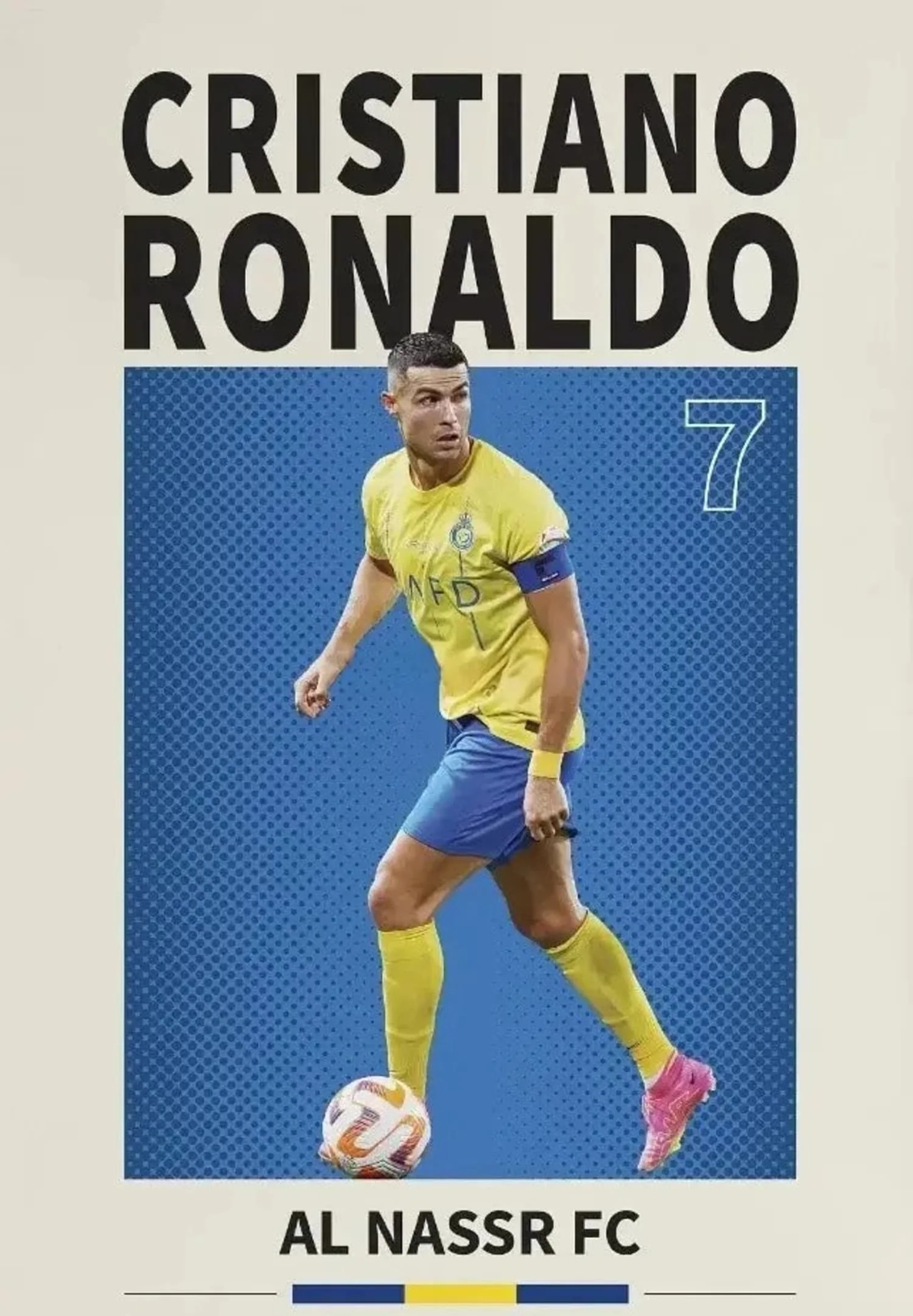 Cristiano Ronaldo | Al Nassr FC Soccer Art - Image 4