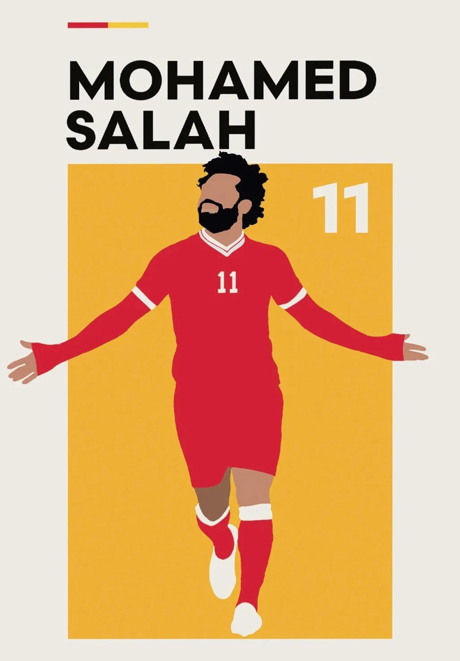 Mohamed Salah 11 | Football Superstar Artwork - Image 4