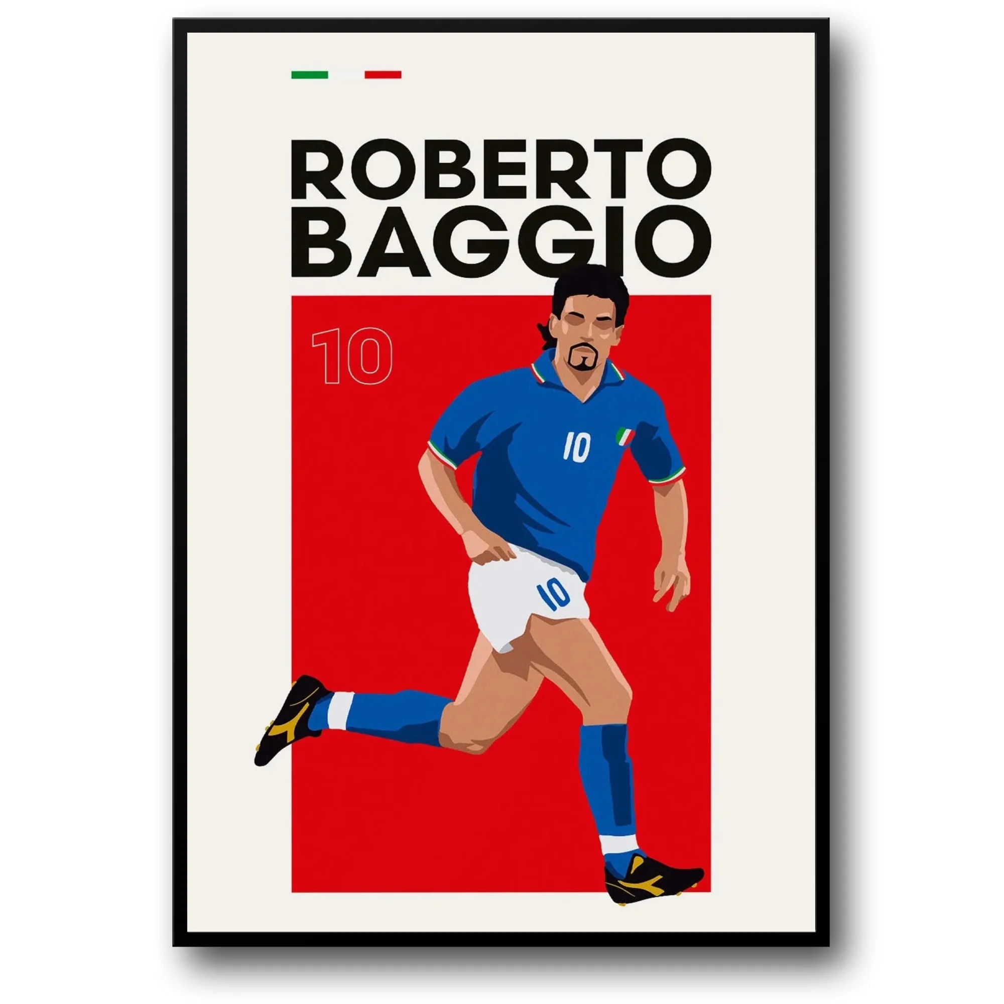 Roberto Baggio | Football Icon Art