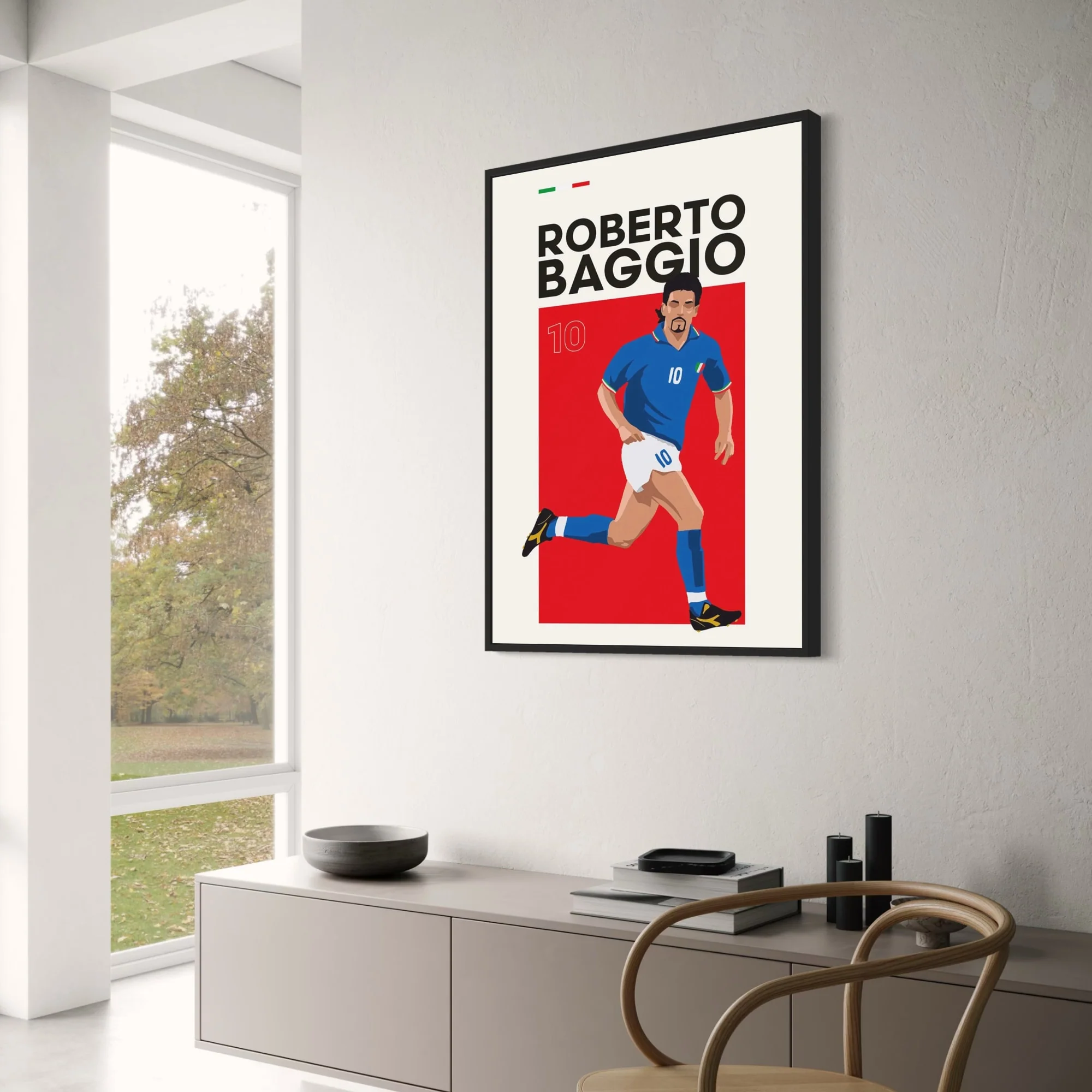 Roberto Baggio | Football Icon Art - Image 3