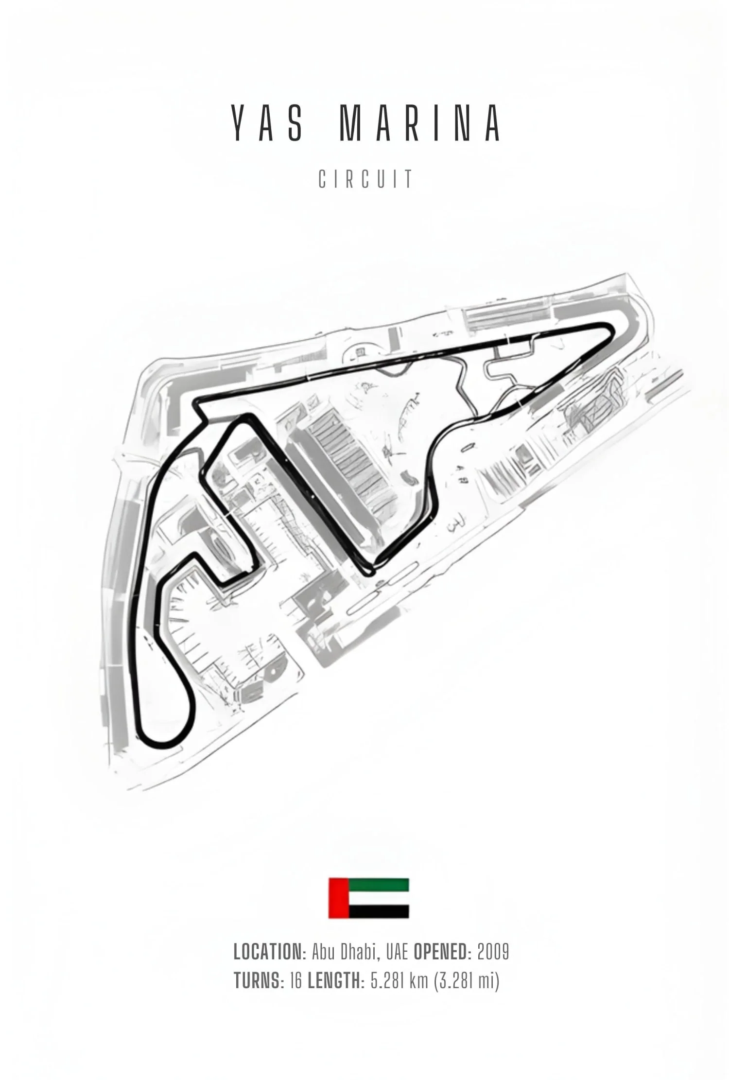 Yas Marina Circuit | F1 Track Layout - Image 4