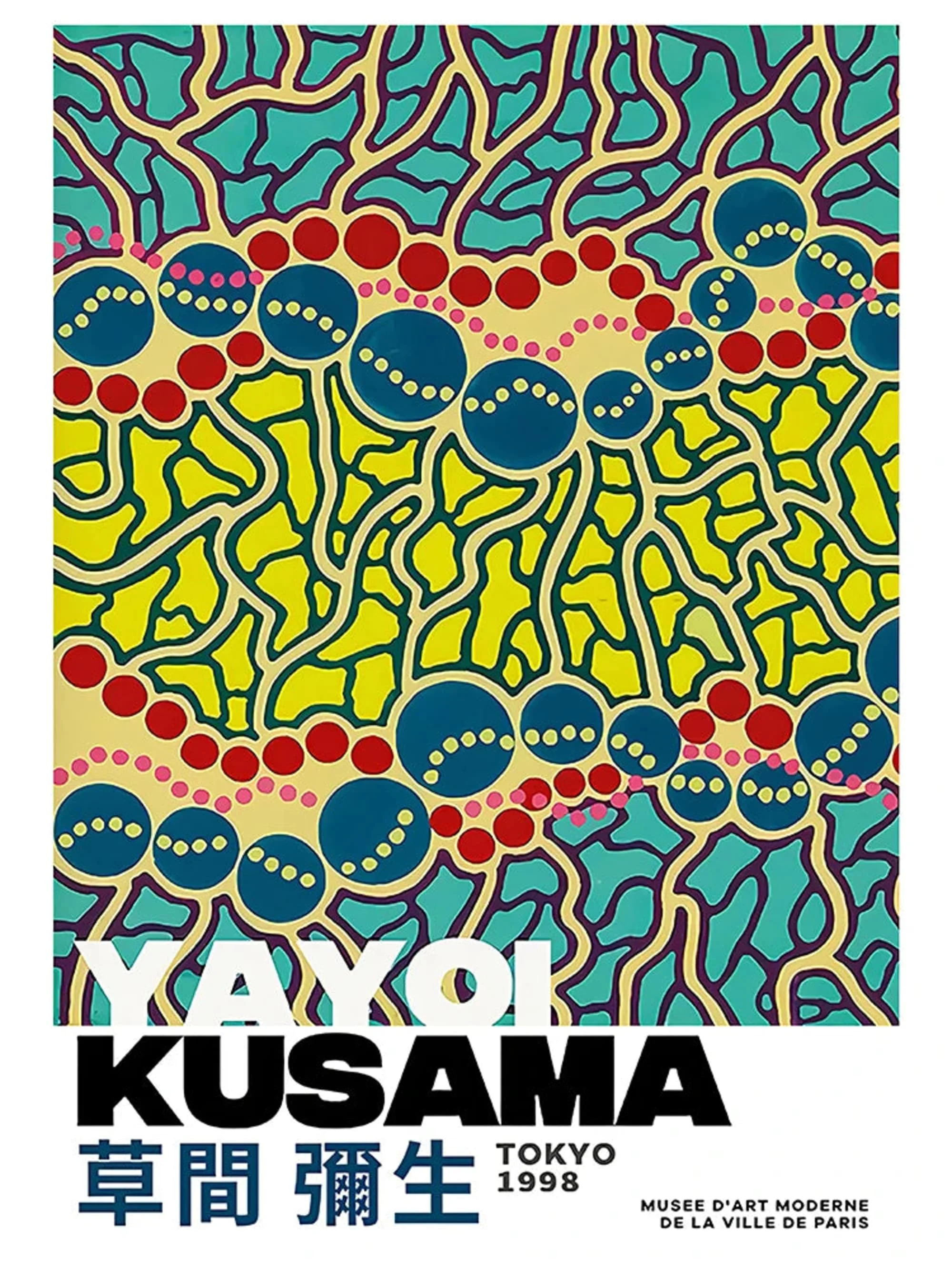 Yayoi Kusama | Abstract Amsterdam Cityscape | Modern Decor - Image 4