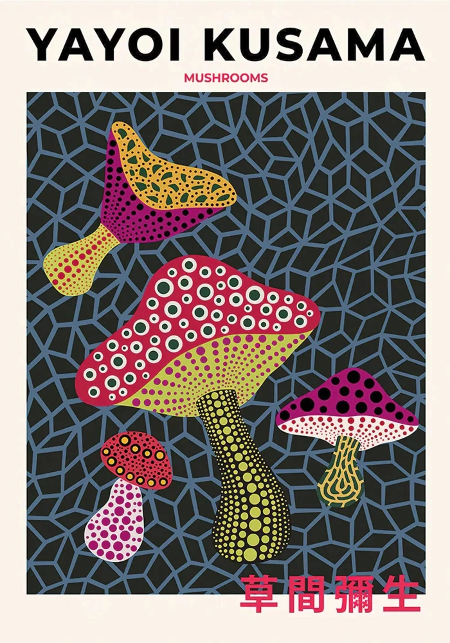 Yayoi Kusama | Mushrooms Design | Garden-Inspired - Image 4