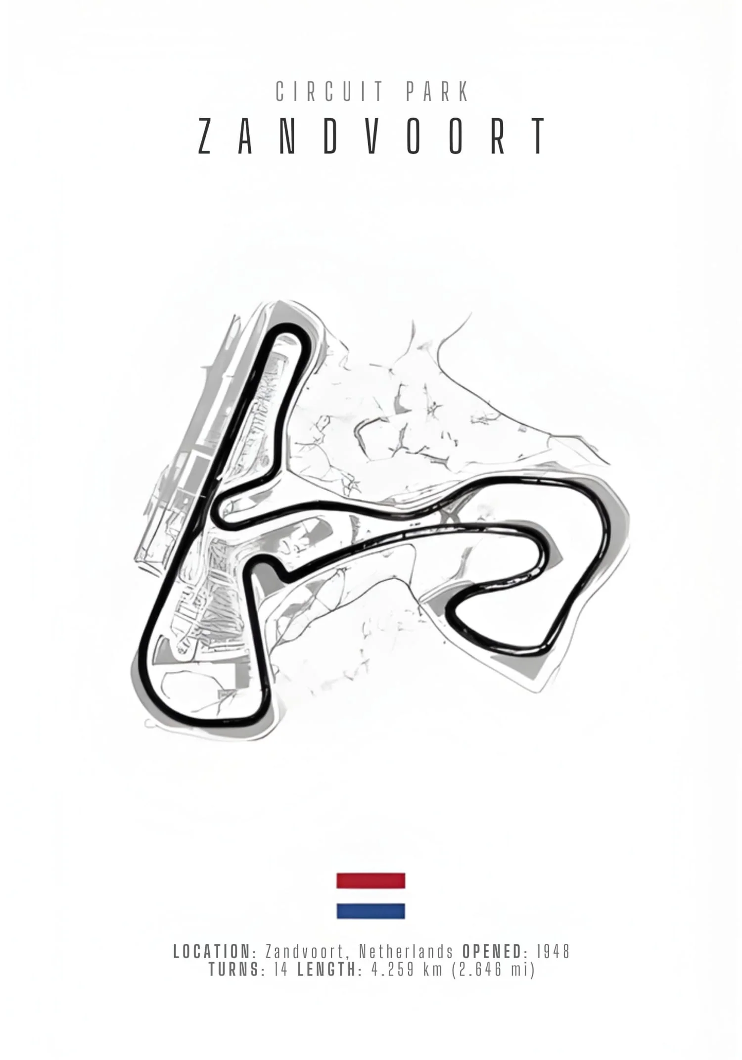 Zandvoort F1 Track Layout - Image 4